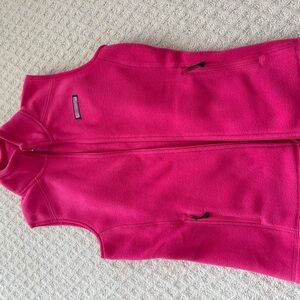 Vineyard Vines Bright Pink Fleece Vest